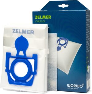 WORWO ZMB02K NIEBIESKI WORKI DO ZELMER MIKROFIBRA A4