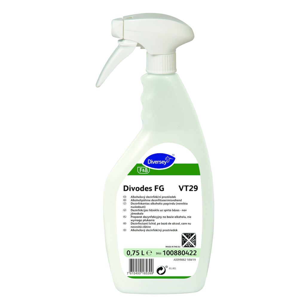 DIVERSEY DIVODES FG PŁYN DO DEZYNFEKCJI POWIERZCHNI 750ML