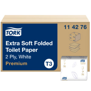 TORK PAPIER TOALETOWY W LISTKACH
