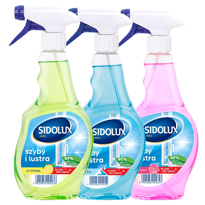 SIDOLUX CRYSTAL Z ATOMIZEREM DO OKIEN 500ML - obrazek 2