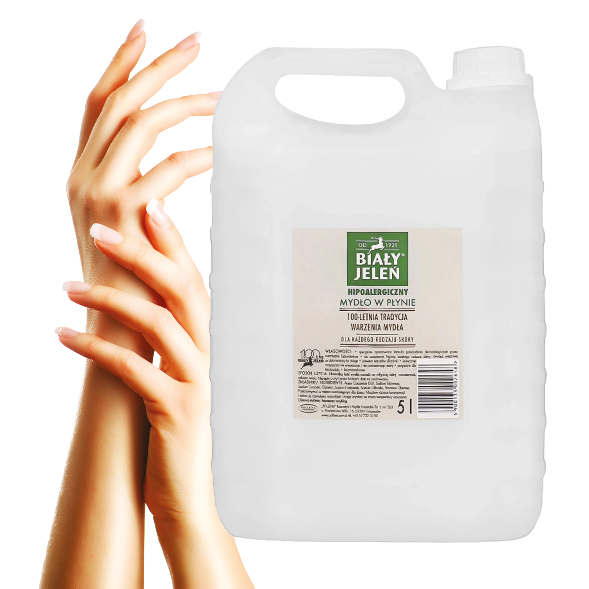 MYDŁO BIAŁY JELEŃ 5L