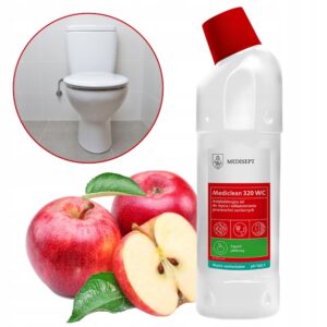 MEDICLEAN 320 ANTYBAKTERYJNY ŻEL DO WC 750 ML