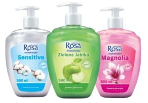 POLIN ROSA MYDŁO W PŁYNIE Z DOZOWNIKIEM 500ML