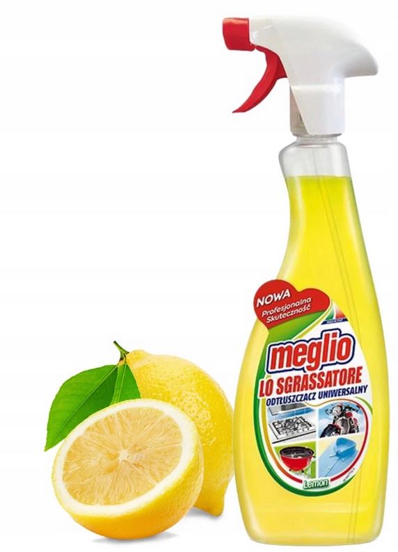 MEGLIO ŻÓŁTY ODTŁUSZCZACZ Z POMPKĄ 750ml - obrazek 2
