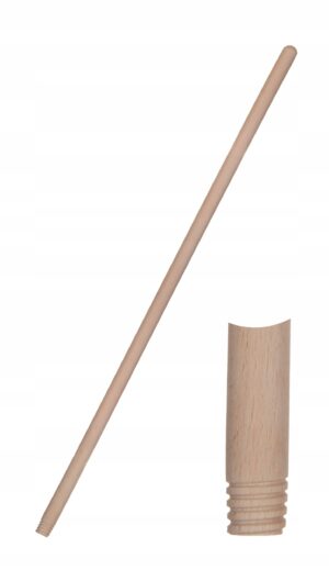 Kij drewniany z gwintem 130 cm