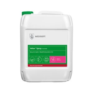 MEDISEPT VELOX PŁYN 5L DO DEZYNFEKCJI POWIERZCHNI TEA TONIC