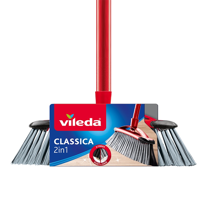 VILEDA SZCZOTKA+KIJ WEWNĘTRZNA CLASIC 2W1