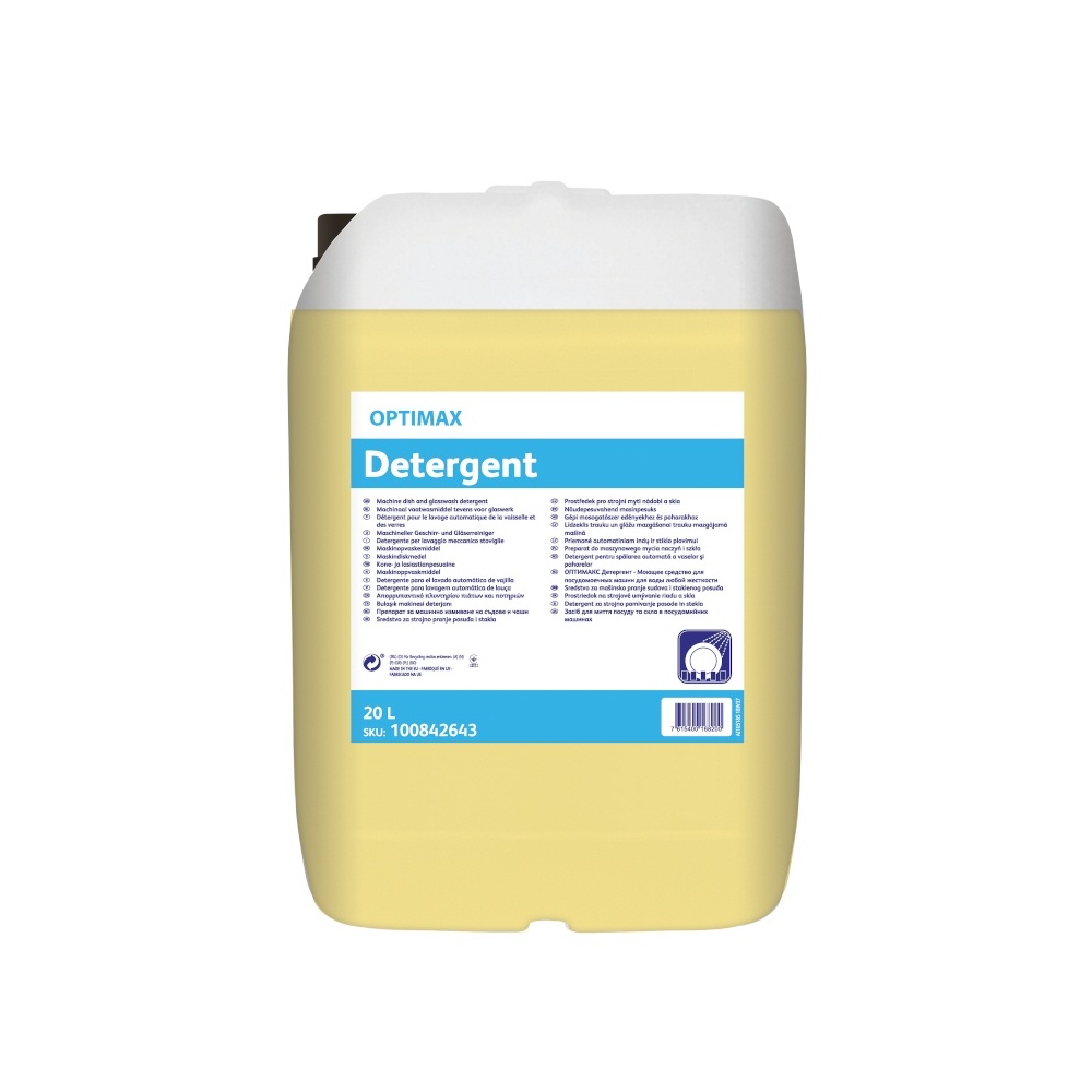 DIVERSEY OPTIMAX DET PŁYN MYJĄCY DO ZMYWARKI 20L