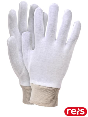 RĘKAWICE BIAŁE BAWEŁNIANE RWKSB RAWPOL