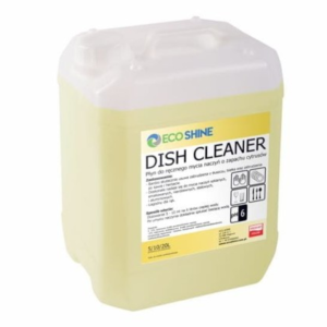ECO SHINE PŁYN DO ZMYWARKI CL 10L DISHER CL – ŚRODEK DO MYCIA I WYBIELANIA NACZYŃ W ZMYWARKACH GASTRONOMICZNYCH I PRZEMYSŁOWYCH – KANISTER 6 KG