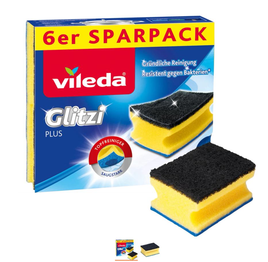 VILEDA ZMYWAK Z CZARNYM PADEM 7x15