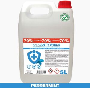 Płyn do dezynfekcji dłoni i powierzchni KALA ANTY WIRUS 5l peppermint